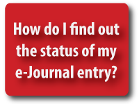 Check Status of eJournal