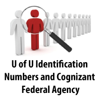 University of Utah Identification Numbers and Cognizant Federal Agency