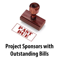 Research Project Sponsors with outstanding bills 120+ days