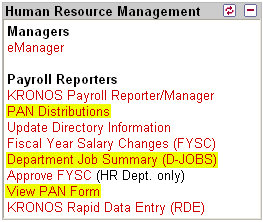 Department Job Summary (D-JOBS)