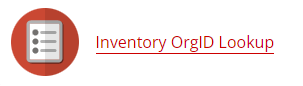Inventory OrgID Lookup Help