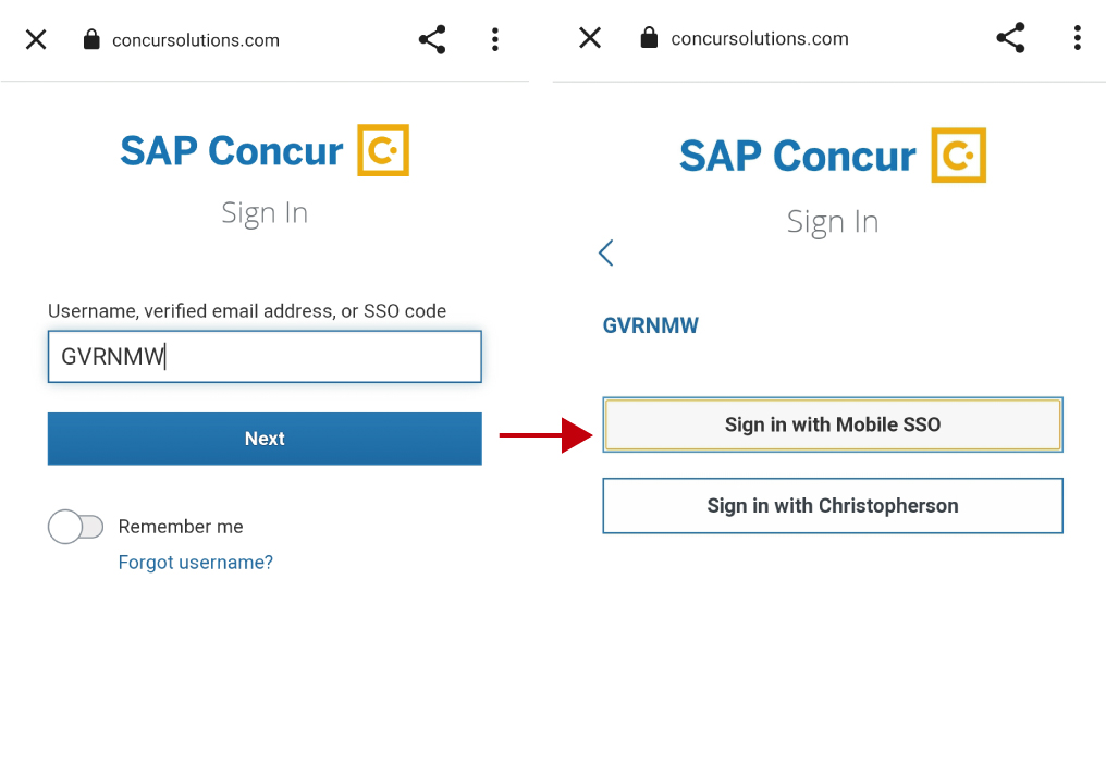 New Single Sign On With Concur App Travel Tidbits